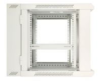 Extralink Szafka wisząca rack 9U 600x600 szara dwusekcyjna EX.12950 - 1323253 - zdjęcie 5